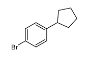 BENZENE, 1-BROMO-4-CYCLOPENTYL- structure