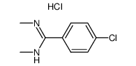 N,n'-dimethyl-4-chlorobenzamidine hydrochloride结构式