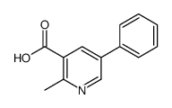2-methyl-5-phenylpyridine-3-carboxylic acid Structure