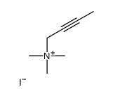 but-2-ynyl(trimethyl)azanium,iodide Structure