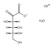 D-arabino-[2]hexulosonic acid , calcium salt结构式