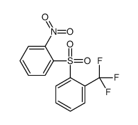 1-(2-nitrophenyl)sulfonyl-2-(trifluoromethyl)benzene结构式