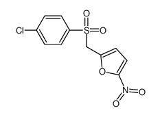 2-[(4-chlorophenyl)sulfonylmethyl]-5-nitrofuran Structure