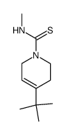 N-methyl-4-t-butyl-1,2,3,6-tetrahydro-1-pyridinethiocarboxamide结构式