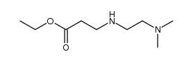 N,N-Dimethyl-N'-(2-ethoxycarbonylethyl)ethylendiamin结构式