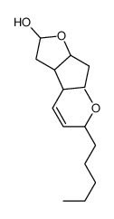 4-(3-methoxyoct-1-enyl)-3,3a,4,5,6,6a-hexahydro-2H-cyclopenta[b]furan-2-ol结构式