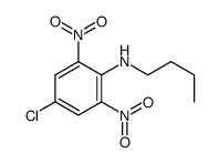 N-butyl-4-chloro-2,6-dinitroaniline结构式