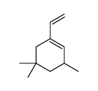 1-ethenyl-3,5,5-trimethylcyclohexene Structure