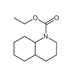 ethyl (4aS,8aR)-3,4,4a,5,6,7,8,8a-octahydro-2H-quinoline-1-carboxylate结构式