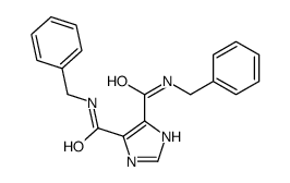 4-N,5-N-dibenzyl-1H-imidazole-4,5-dicarboxamide Structure