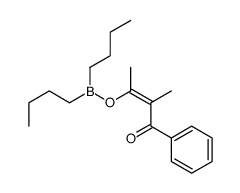 3-dibutylboranyloxy-2-methyl-1-phenylbut-2-en-1-one结构式