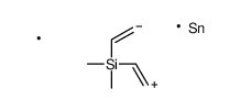 1,1,4,4-tetramethyl-1,4-silastannine Structure