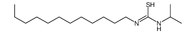 1-dodecyl-3-propan-2-ylthiourea结构式