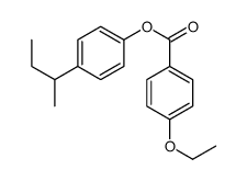 (4-butan-2-ylphenyl) 4-ethoxybenzoate结构式