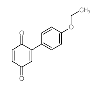 2,5-Cyclohexadiene-1,4-dione,2-(4-ethoxyphenyl)-结构式