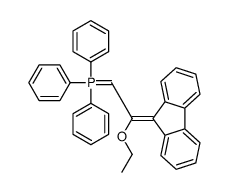 (2-ethoxy-2-fluoren-9-ylideneethylidene)-triphenyl-λ5-phosphane结构式