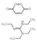 but-2-enedioic acid; 1,1,2,3-tetraethylguanidine结构式