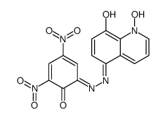 5-[(2-Hydroxy-3,5-dinitrophenyl)azo]-8-hydroxyquinoline 1-oxide structure