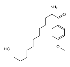 2-amino-1-(4-methoxyphenyl)dodecan-1-one,hydrochloride Structure