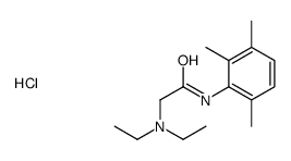 diethyl-[2-oxo-2-(2,3,6-trimethylanilino)ethyl]azanium,chloride Structure