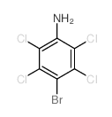 Benzenamine,4-bromo-2,3,5,6-tetrachloro- structure