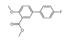 methyl 4'-fluoro-4-methoxy-[1,1'-biphenyl]-3-carboxylate Structure