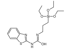 1-(1,3-benzothiazol-2-yl)-3-(3-triethoxysilylpropyl)urea结构式