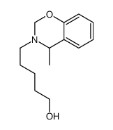 5-(4-methyl-2,4-dihydro-1,3-benzoxazin-3-yl)pentan-1-ol Structure