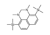 1-N,1-N,8-N,8-N-tetramethyl-2,7-bis(trimethylsilyl)naphthalene-1,8-diamine Structure