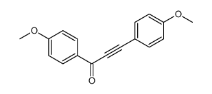 1,3-bis(4-methoxyphenyl)prop-2-yn-1-one结构式