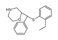 (2S)-2-[(S)-(2-ethylphenyl)sulfanyl-phenylmethyl]morpholine结构式