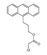 3-anthracen-9-ylpropyl 2-chloroacetate Structure