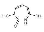 3,7-dimethyl-1,3-dihydroazepin-2-one结构式