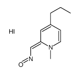 [(E)-(1-methyl-4-propylpyridin-2-ylidene)methyl]-oxoazanium,iodide Structure