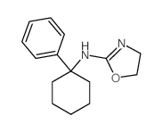 2-Oxazoline, 2-(1-phenylcyclohexylamino)- Structure