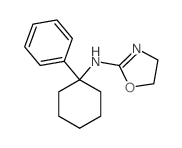 2-Oxazoline, 2-(1-phenylcyclohexylamino)- structure