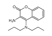 3-amino-4-(dipropylamino)chromen-2-one Structure