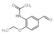 N-(2-ethoxy-5-formyl-phenyl)acetamide结构式
