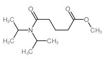 Pentanoic acid,5-[bis(1-methylethyl)amino]-5-oxo-, methyl ester结构式