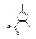 5-Oxazolecarbonyl chloride, 2,4-dimethyl- (9CI) Structure