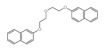 Naphthalene,2,2'-[oxybis(2,1-ethanediyloxy)]bis- (9CI)结构式