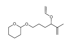 2-Methyl-6-tetrahydropyranyloxy-3-vinyloxy-1-hexene结构式