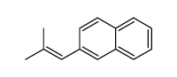 2-(2-methylprop-1-enyl)naphthalene结构式