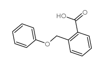 2-苯氧基甲基苯甲酸结构式