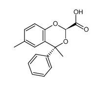 (2R,4R)-4,6-dimethyl-4-phenyl-4H-benzo[d][1,3]dioxine-2-carboxylic acid Structure