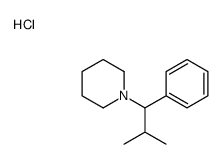 1-(2-methyl-1-phenylpropyl)piperidine,hydrochloride结构式