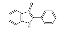 2-PHENYL-1H-BENZIMIDAZOLE3-OXIDE结构式