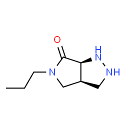Pyrrolo[3,4-c]pyrazol-6(1H)-one, hexahydro-5-propyl-, cis- (9CI)结构式