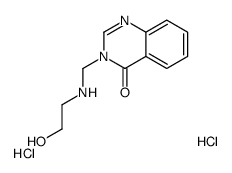 3-[(2-hydroxyethylamino)methyl]quinazolin-4-one,dihydrochloride Structure