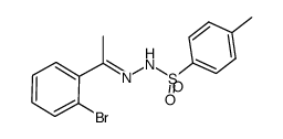 N'-(1-(2-bromophenyl)ethylidene)-4-methylbenzenesulfonohydrazide结构式